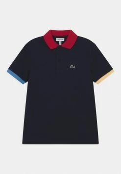 Lacoste Polo - Navy Blue/ethereal/napolitan Yellow/infrared