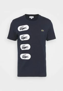 Lacoste T-shirt Imprimé - Marine -Lacoste Soldes Magasin db4bb247c9664a24889cbdfdd01b6fcf