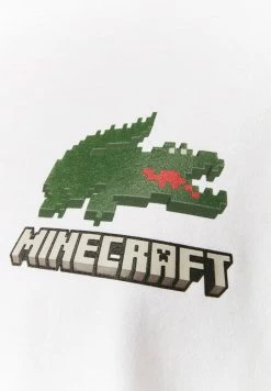 Lacoste MINECRAFT - T-shirt à Manches Longues - Blanc -Lacoste Soldes Magasin db9557578fdb4d25ba26009413fa5ff0