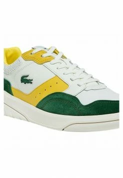 Lacoste Baskets Basses - Off White & Dark Green -Lacoste Soldes Magasin dbe94034f8654b3b8ecaaeede1329558