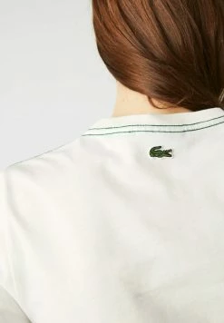 LACOSTE FEMME - T-shirt Imprimé - Blanc / Vert -Lacoste Soldes Magasin ddb64be633ed4413a84ae88e2cc8eb2b