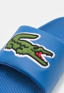 Lacoste CROCO SLIDE - Mules - Blue/green -Lacoste Soldes Magasin de8a8afe696843f1acdfb1a92c935bfc