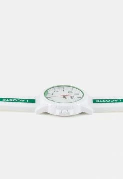 Lacoste WHITE SILICONE STRAP LOGO WATCH UNISEX - Montre - Weiß/grün -Lacoste Soldes Magasin dec4494d5627499d81a8f69ecd53b6ea
