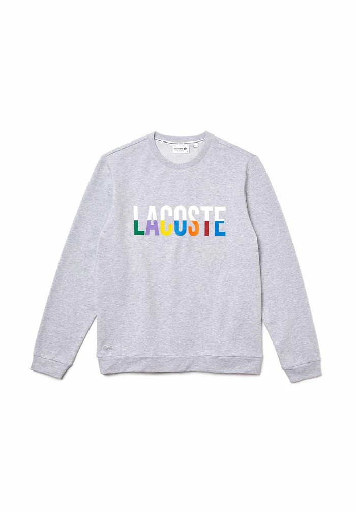 Lacoste Sweatshirt - Gris Chine/ Blanc 4 Lacoste Sweatshirt - Gris Chine/ Blanc – Image 4