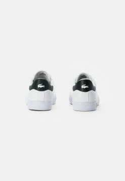 Lacoste POWERCOURT - Baskets Basses - Wht/dk Grn -Lacoste Soldes Magasin dff2e2b244094d66959f2b8d389216c9