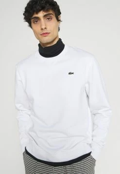 Lacoste Sweatshirt - Blanc -Lacoste Soldes Magasin e17926fee3af42c4847853408c187236