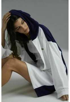 Lacoste LBREAK - Peignoir - Navy/white