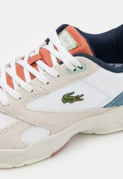 Lacoste STORM - Baskets Basses - Offwhite/blue -Lacoste Soldes Magasin e2feac1f5e4040e3bbc583571d37804f