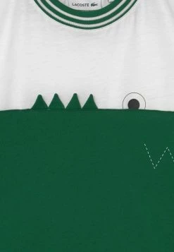 Lacoste T-shirt Imprimé - White/forest Green -Lacoste Soldes Magasin e38905eeaead4207b3fe8cb46800ea8b