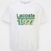 Lacoste PLUS - T-shirt Imprimé - Blanc