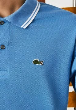 Lacoste Polo - Bleu/blanc -Lacoste Soldes Magasin e4d9216e4f90447b830fb5cd190a7497