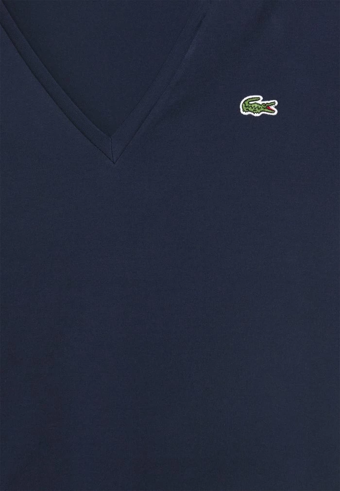 Lacoste T-shirt Basique - Marine 3 Lacoste T-shirt Basique - Marine – Image 3