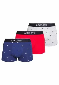 Lacoste 3 PACK - Shorty - Methylene/silver Chine/red -Lacoste Soldes Magasin e55380f5e2e040ffb6336ee86c6fb352