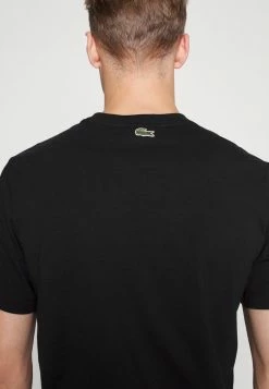 Lacoste T-shirt Imprimé - Noir -Lacoste Soldes Magasin e5b3ab40d21148608cb9be2408318cc0