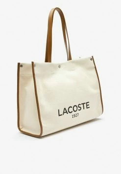 Lacoste Cabas - Natural Tan -Lacoste Soldes Magasin e6a7aa5c7c70459fb69d0aee3d00ba33