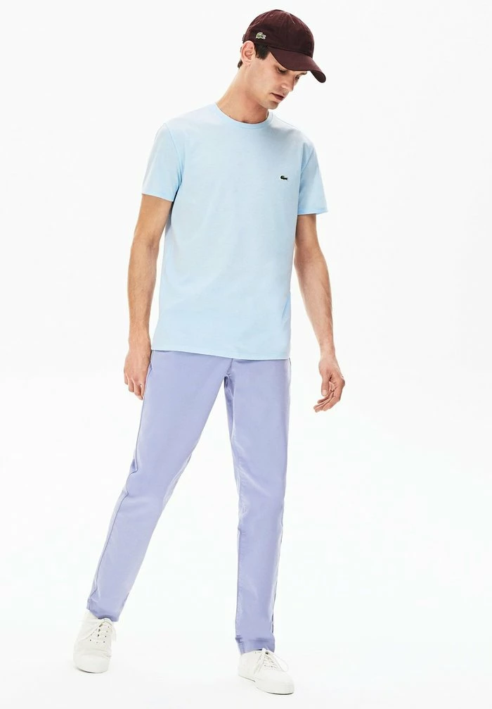 Lacoste T-shirt Basique - Light Blue 2 Lacoste T-shirt Basique - Light Blue – Image 2