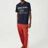 Lacoste HEREN - T-shirt Imprimé - Bleu Marine