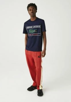 Lacoste HEREN - T-shirt Imprimé - Bleu Marine