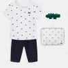 Lacoste SET - Pantalon Classique - Navy Blue/white