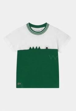 Lacoste T-shirt Imprimé - White/forest Green