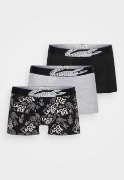 Lacoste NUA 3 PACK - Shorty - Black/white/silver Chine -Lacoste Soldes Magasin e89bc78c11a847c7a1c939b0c45dc56b