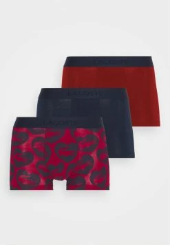 Lacoste 3 PACK - Shorty - Bordeaux/navy Blue -Lacoste Soldes Magasin e91fa473386b4417adf1c492f717d71a