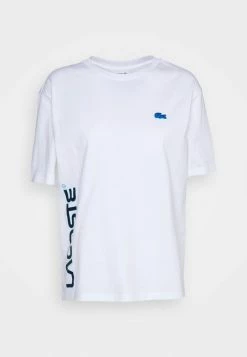 Lacoste EXCLUSIVE - T-shirt Imprimé - White -Lacoste Soldes Magasin e9c550857ca64c87adaa5722e239ced6
