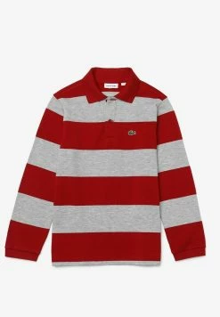 Lacoste Polo - Gris Chine / Rouge