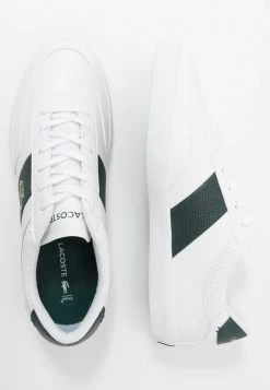 Lacoste COURT MASTER - Baskets Basses - White/dark Green -Lacoste Soldes Magasin ea311ff359fc41fcbfbee051ce829122