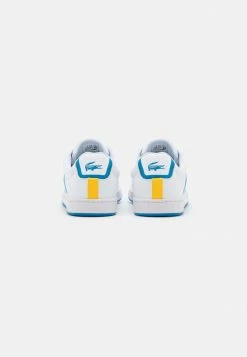 Lacoste CARNABY EXCLUSIVE - Baskets Basses - White/light Blue -Lacoste Soldes Magasin ea608620e79b41eeb8f0393adc736c26