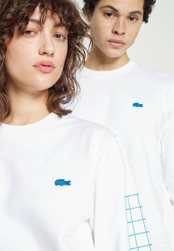Lacoste UNISEX EXCLUSIVE - Sweatshirt - White 6 Lacoste UNISEX EXCLUSIVE - Sweatshirt - White – Image 6
