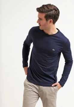 Lacoste T-shirt à Manches Longues - Navy Blue