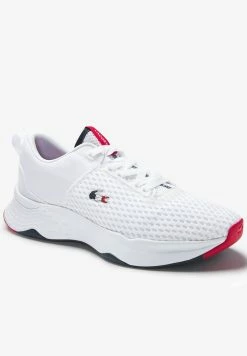 Lacoste Baskets Basses - Wht/nvy/red 5 Lacoste Baskets Basses - Wht/nvy/red -Lacoste Soldes Magasin ed23f50112de426b8b3ef490819372fb