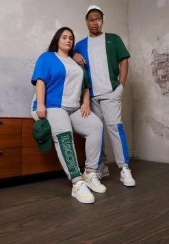 Lacoste PLUS UNISEX - T-shirt Imprimé - Argent Chine