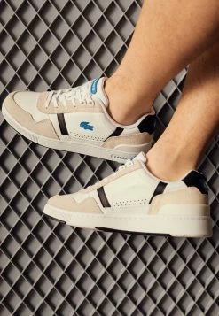 Lacoste EXCLUSIVE T-CLIP - Baskets Basses - White/black -Lacoste Soldes Magasin ef5b83c99811451d98516a3510b1dc65