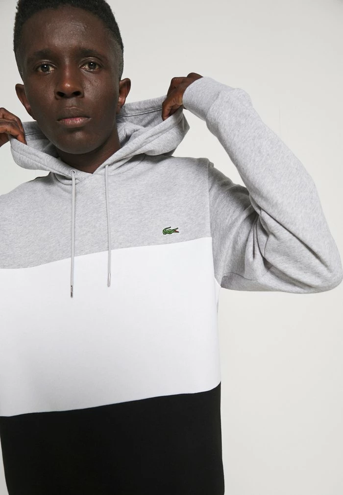 Lacoste Sweatshirt - Silver Chine/white/black 4 Lacoste Sweatshirt - Silver Chine/white/black – Image 4