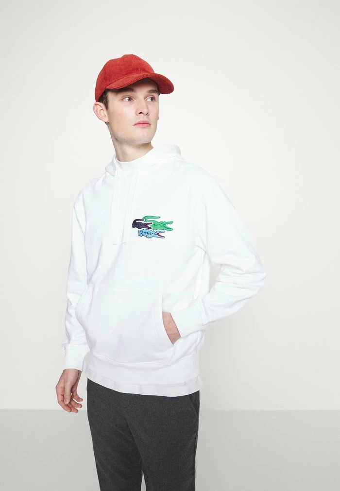 Lacoste Sweatshirt - White 4 Lacoste Sweatshirt - White – Image 4