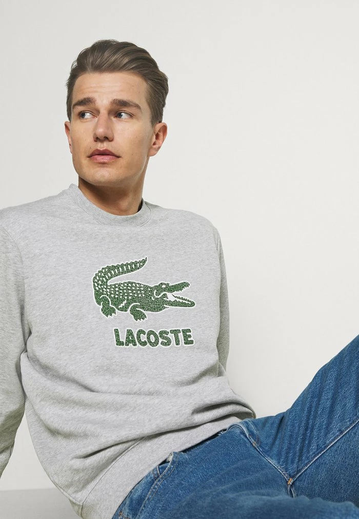 Lacoste Sweatshirt - Silver Chine 4 Lacoste Sweatshirt - Silver Chine – Image 4