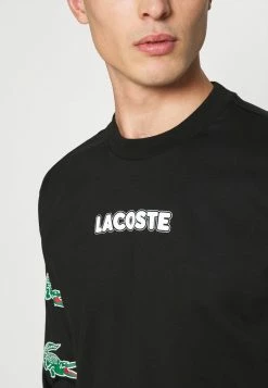 Lacoste T-shirt à Manches Longues - Noir -Lacoste Soldes Magasin f25d0dcd609c403984bfb09ffab77c4d
