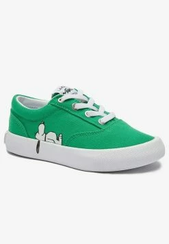 LACOSTE X PEANUTS - Baskets Basses - Grn/wht
