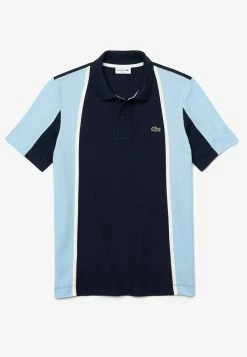 LACOSTE POLO MC - Polo - Bleu Marine Bleu Clair -Lacoste Soldes Magasin f3063fc41c6445c2985a16f8ad957acf