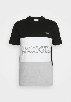 Lacoste T-shirt Imprimé - Black/white/grey -Lacoste Soldes Magasin f3a6688a311744bcaa9669976234c94e