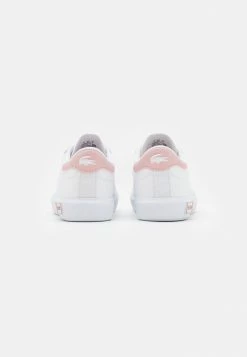 Lacoste POWERCOURT - Baskets Basses - White/light Pink -Lacoste Soldes Magasin f3c47aeff3da49109e2fce3bf17d95fe