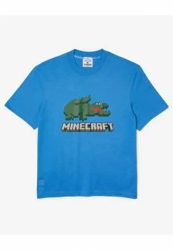 Lacoste MINECRAFT - T-shirt Imprimé - Bleu -Lacoste Soldes Magasin f4456ebf0fe54f7ba8b8e685765fec1f