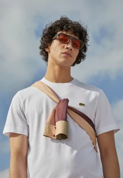 Lacoste T-shirt Basique - White -Lacoste Soldes Magasin f4869c17a1e047c4907de343938de85c