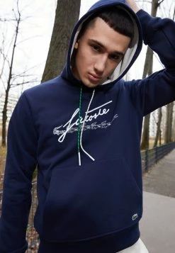 Lacoste Sweatshirt - Navy Blue -Lacoste Soldes Magasin f4a832856d1f4d439a6fec01e686d566