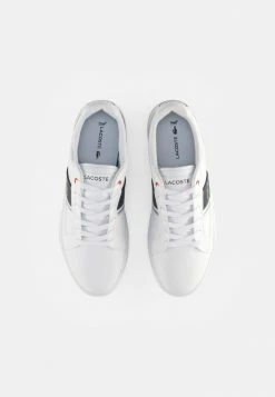 Lacoste EUROPA - Baskets Basses - Wht/nvy/red -Lacoste Soldes Magasin f52642deb744464f9c11893548ae8a75