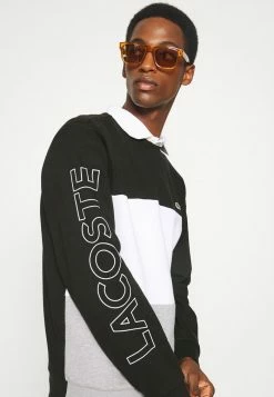 Lacoste Sweatshirt - Black/white Silver Chine -Lacoste Soldes Magasin f6756f23b1af453d82a0959bee901b9f