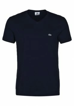 Lacoste T-shirt Basique - Navy Blue -Lacoste Soldes Magasin f6d8b645fb37479e9a4111d1cc064a73