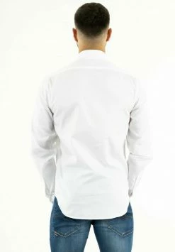 Lacoste Chemise - Blanc -Lacoste Soldes Magasin f6f1b52cabd04266880f4a069971248c